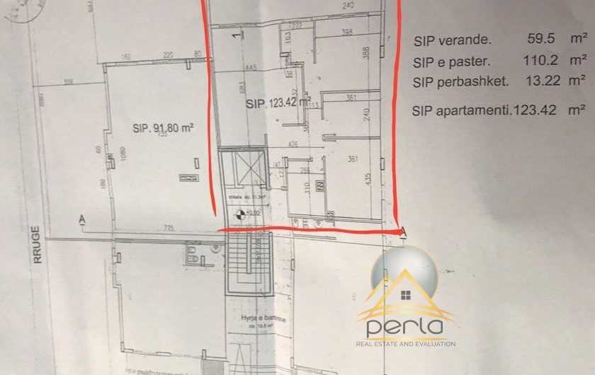 Shitet Apartament 2+1 tek Liqeni i Thate