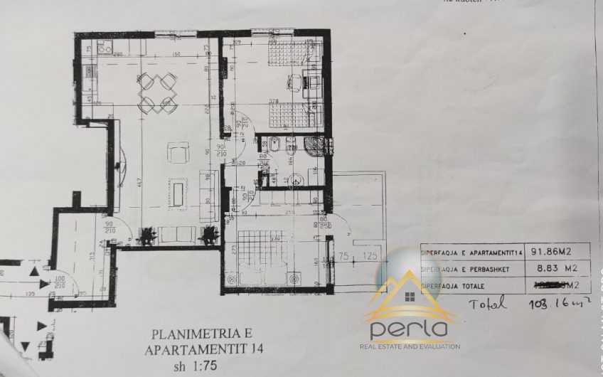 Shitet apartament 2+1, Kodra e Diellit, rr. “Bill Klinton”