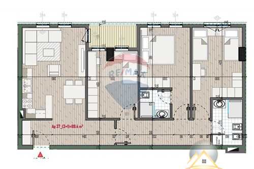 Shitet apartament 3+1 tek Univers City + Parkim