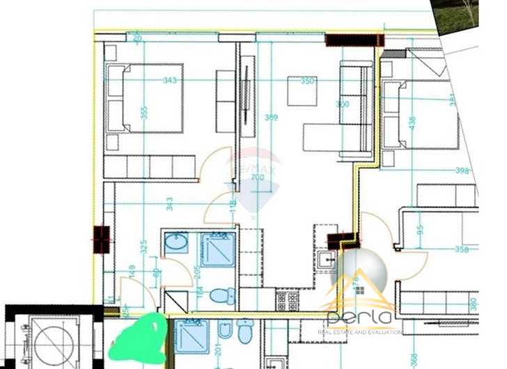 APARTAMENT 1+1 PER SHITJE TEK KODRA E DIELLIT